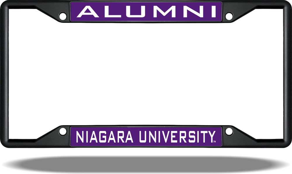 Niagara University ALUMNI Black License Plate Frame