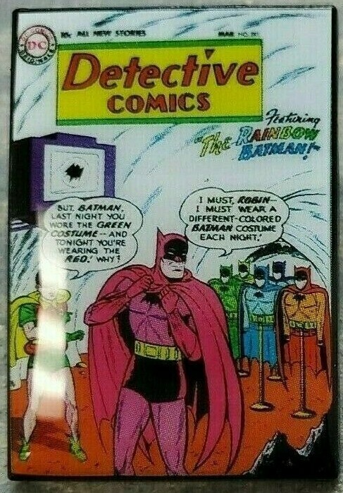 Detective Comics Rainbow Batman Button Pin Free Comic Book Day 2019