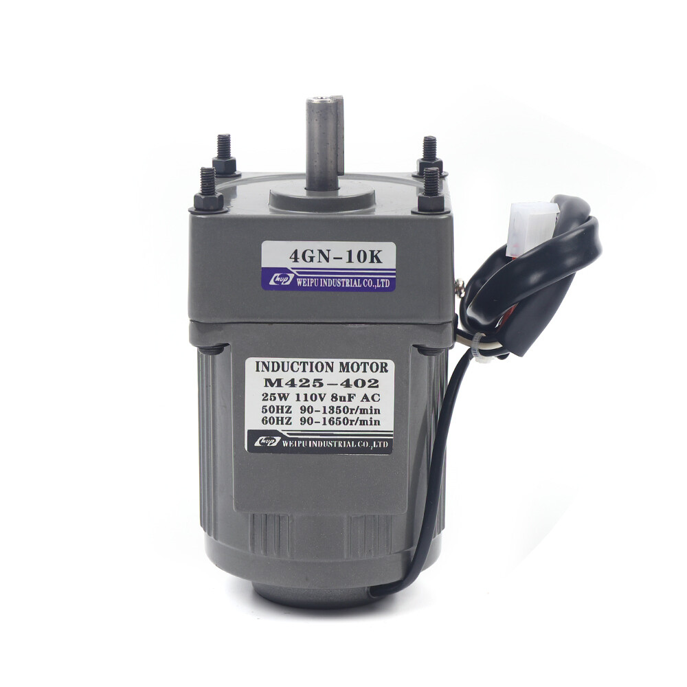 AC Reversible Gear Motor Electric Variable Speed Reduction Controller 1:10 25W