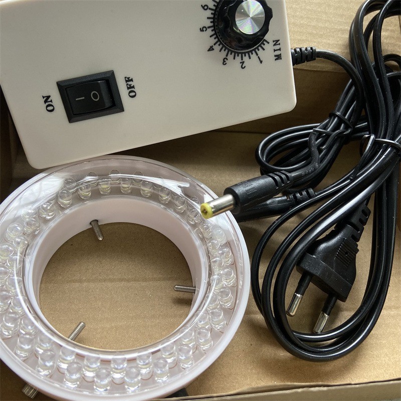 Inner Diameter 60mm 56 LED Light Microscope Ring Lamp Microscope Light Source