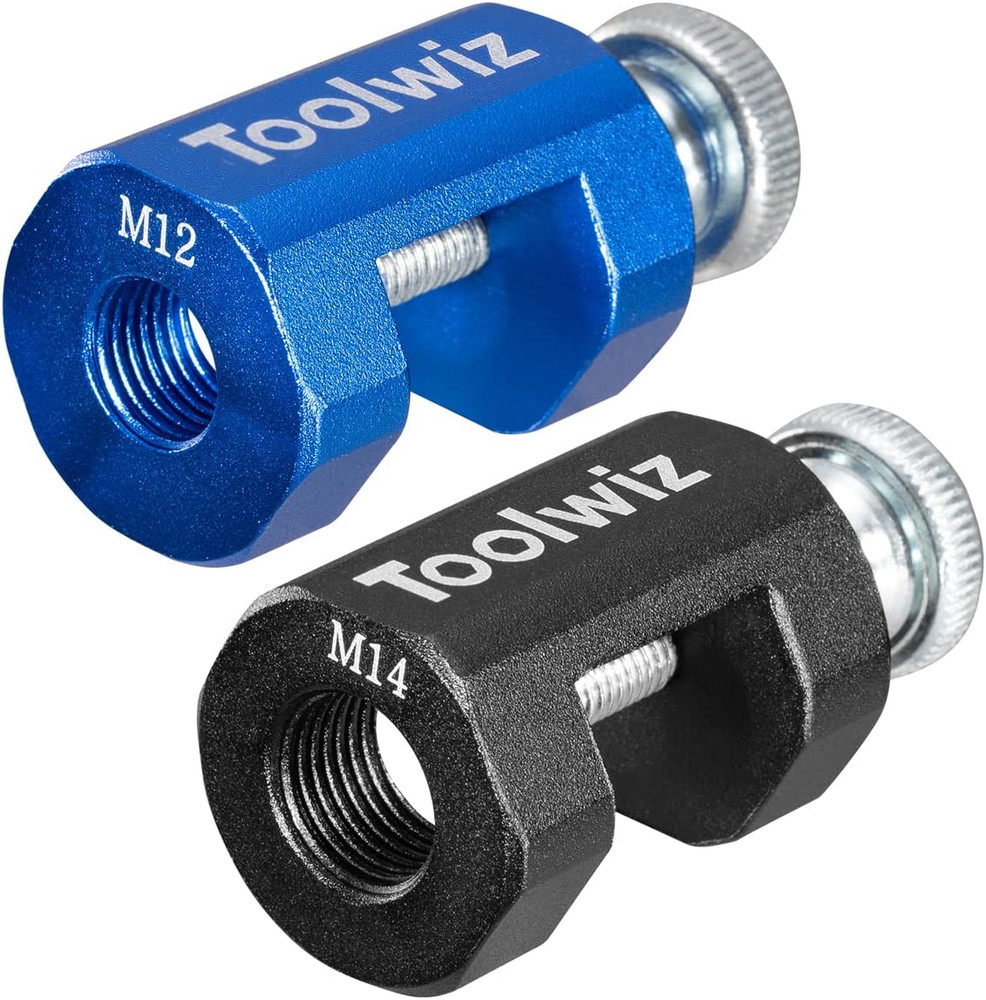 Spark Plug Gap Tool 2Pcs, High Precise Gapping Tool Adjustment Kit for 12Mm 14Mm