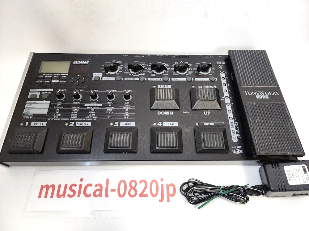 Korg AX3000G ToneWorks Guitar Effects Pedal Multi-Effects