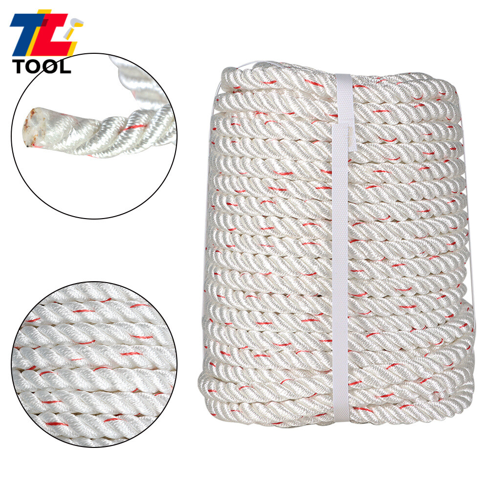 8900Lbs 5/8"×150' Double Braid Polyester Arborist Bull Rope Pulling Rigging Line