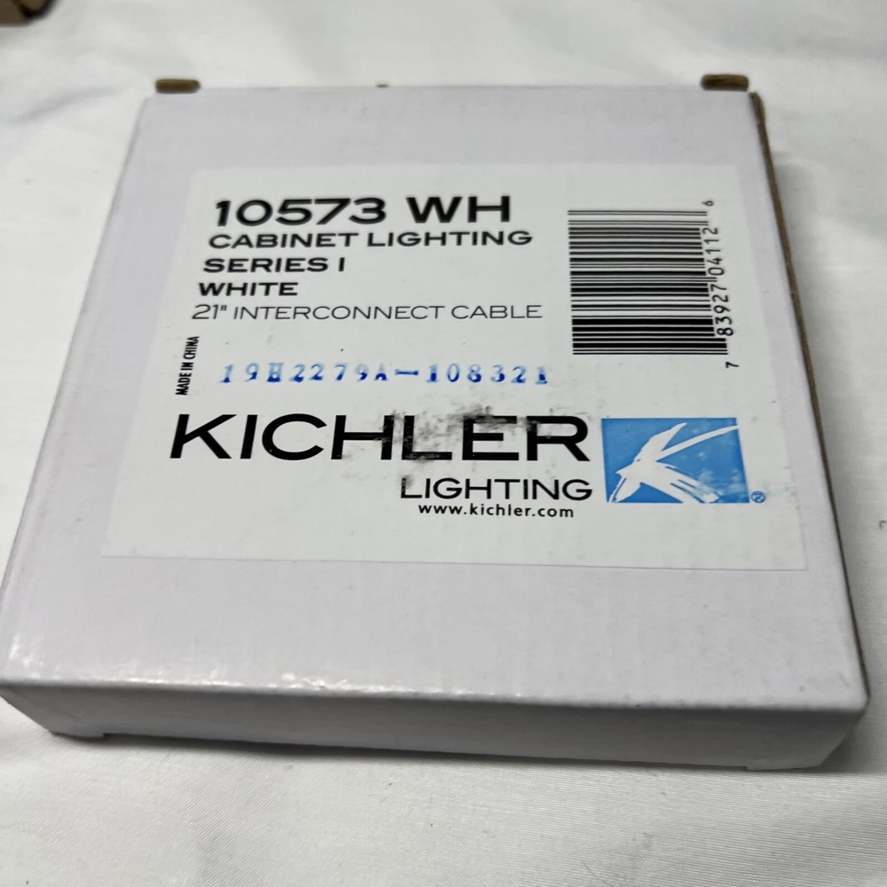 Kichler, Interconnect Cable 21", White - 10573WH