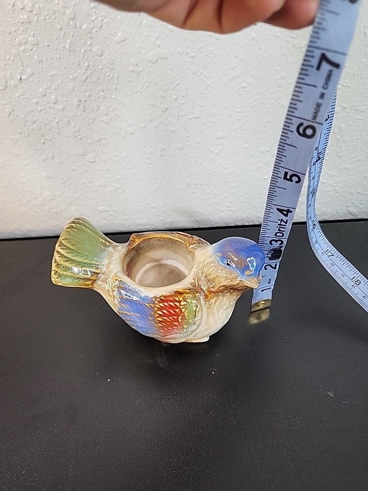 Colorful Ceramic Bird Tealight holder