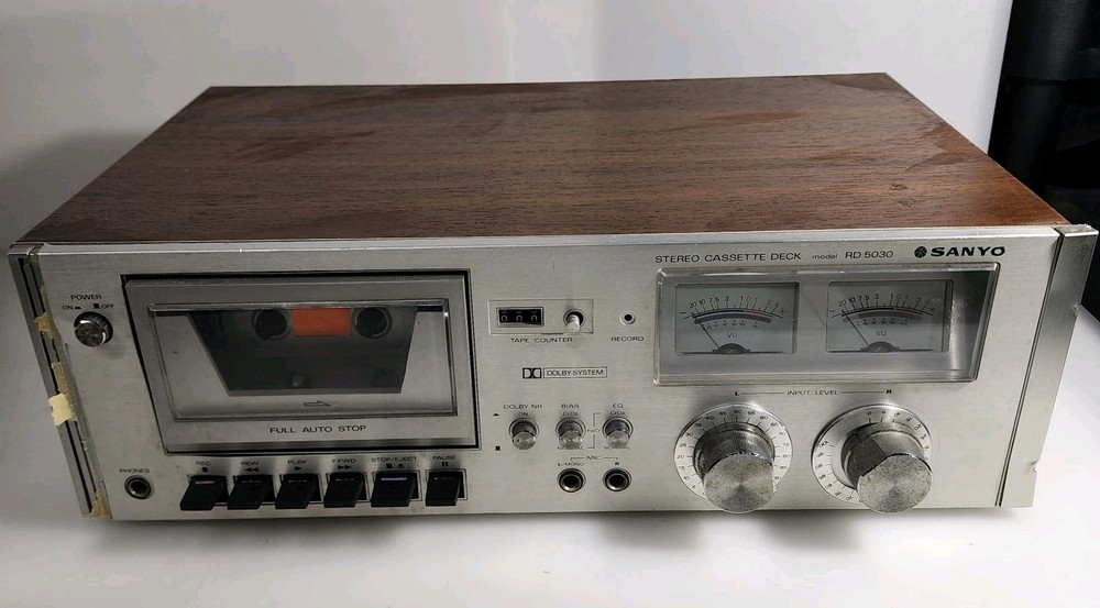 Sanyo RD 5030 Stereo Cassette Deck Tested Working