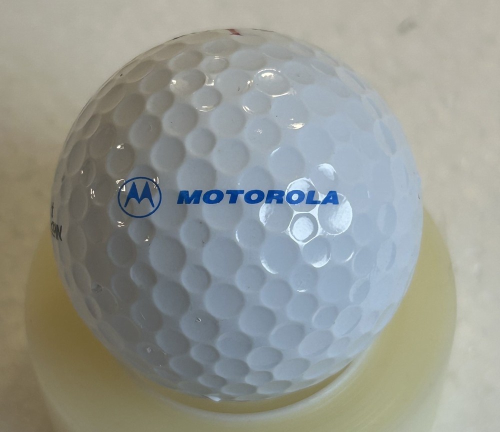3 Motorola golf balls