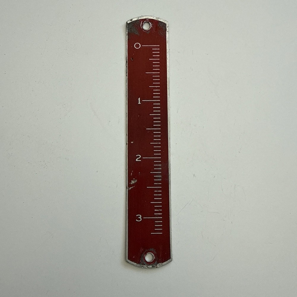 Vintage Delta Depth Indicator Plate 4-3/8”