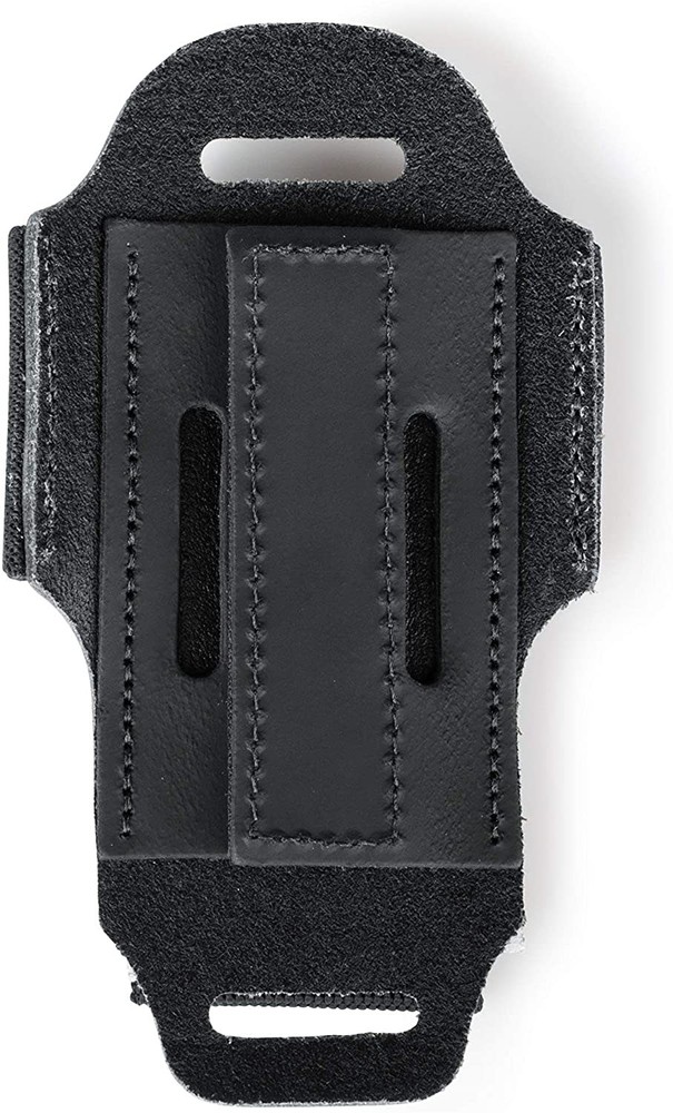 Levy Wireless Transmitter Bodypack Holder, Black Leather