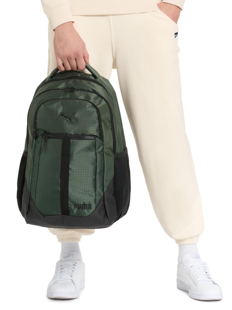 PUMA Strategy Backpack, Black, OS Large, Black/White