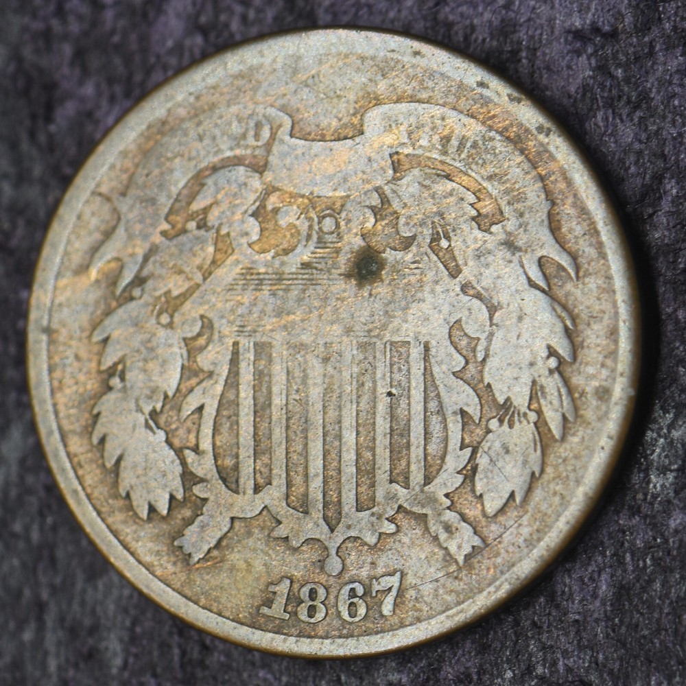1867 2C Two Cent Piece - COINGIANTS -