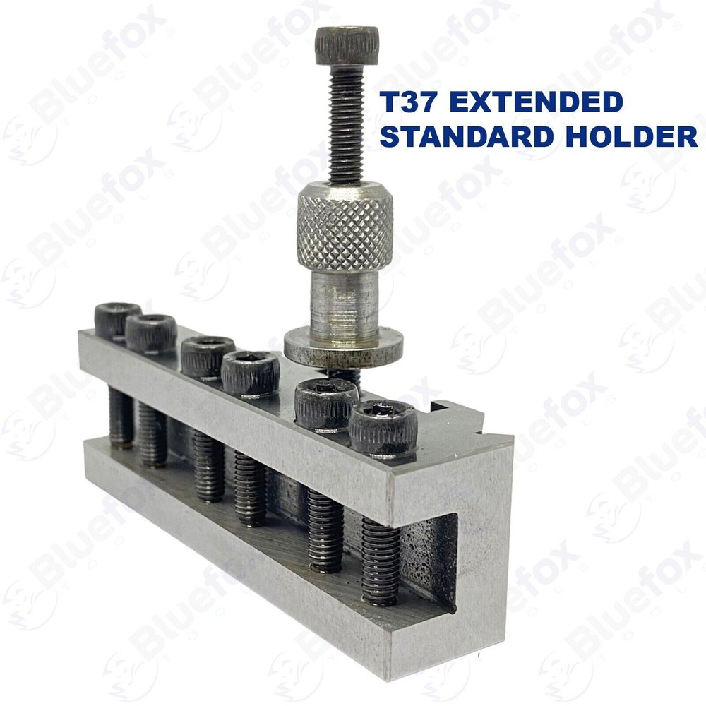 T37 Quick Change Toolpost Holders Standard Extended Capacity 12MM From Bluefox