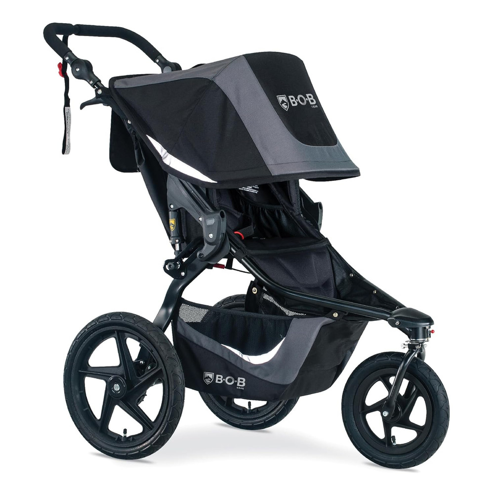 Revolution Flex 3.0 Duallie Jogging Stroller, Double Stroller, Graphite Black