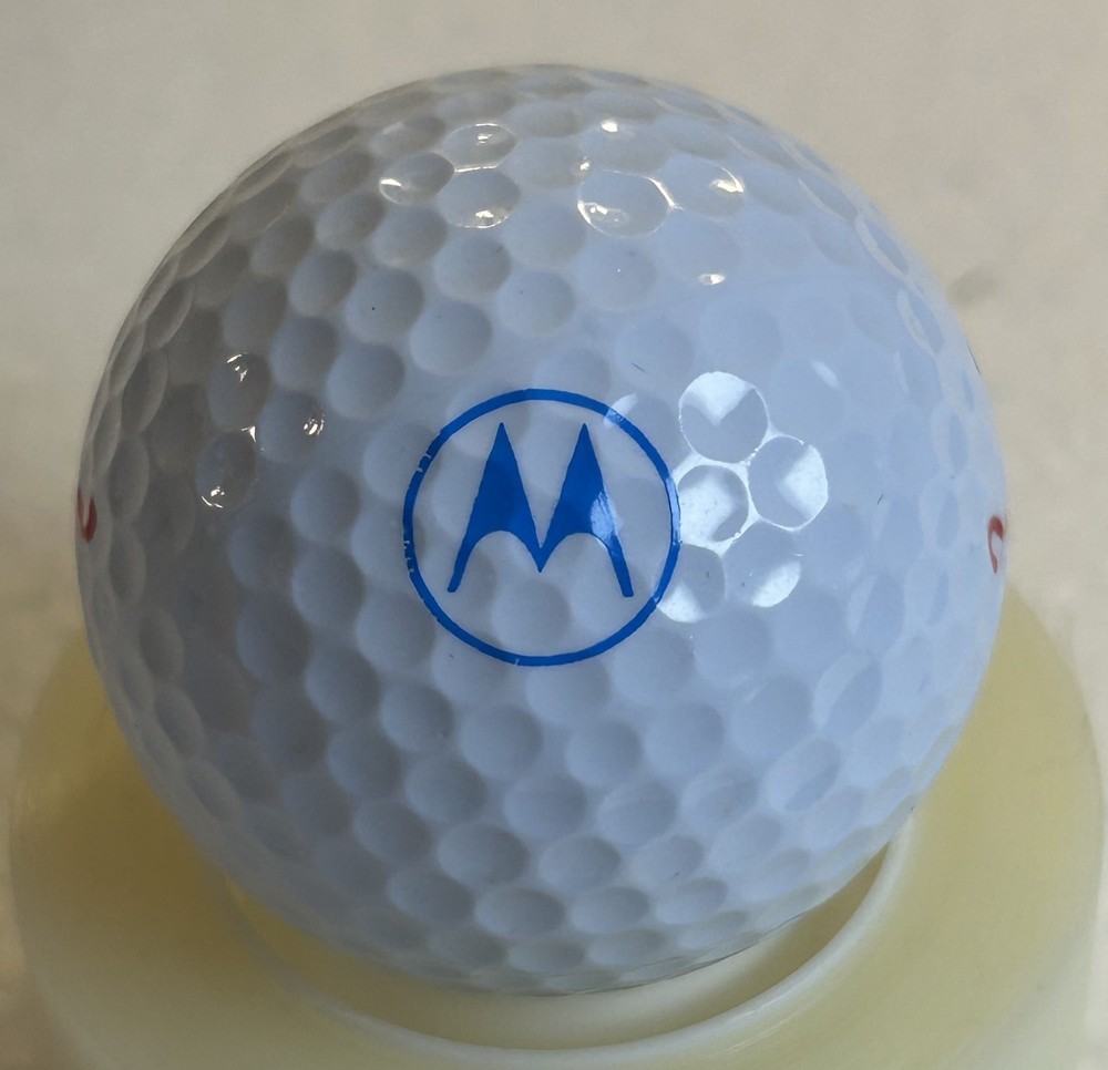 3 Motorola golf balls