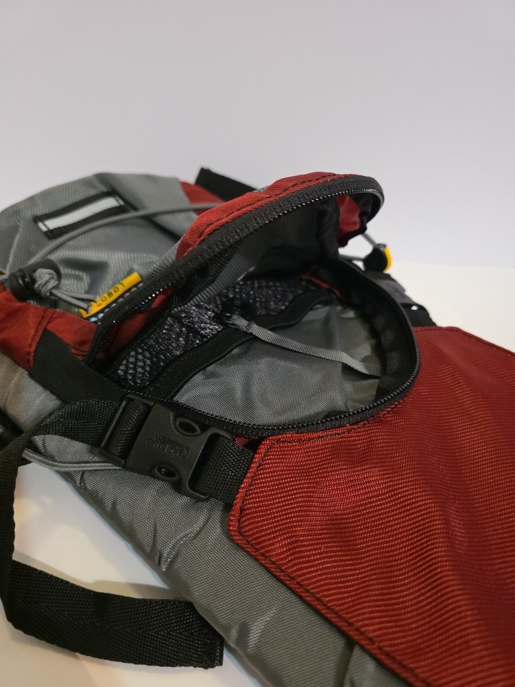 Camelbak LOBO Hiking Backpack Red w/ Pocket & Hydration Pack Bladder