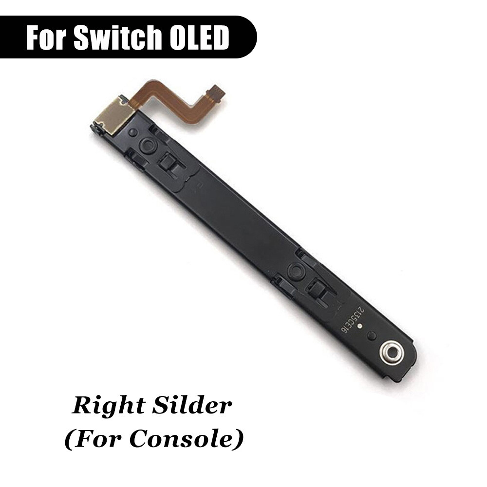 For Nintendo Switch OLED Left & Right Slider Rail Replacement with Flex Cable