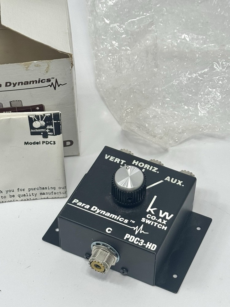Para Dynamics PDC3-HD Coaxial Switch Box for Ham Radio
