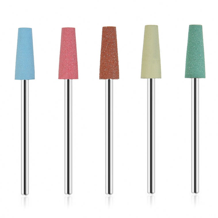 7PCS Nail Art Grinding Drill Bits Electric Manicure Machine Ceramic Bullet Bit