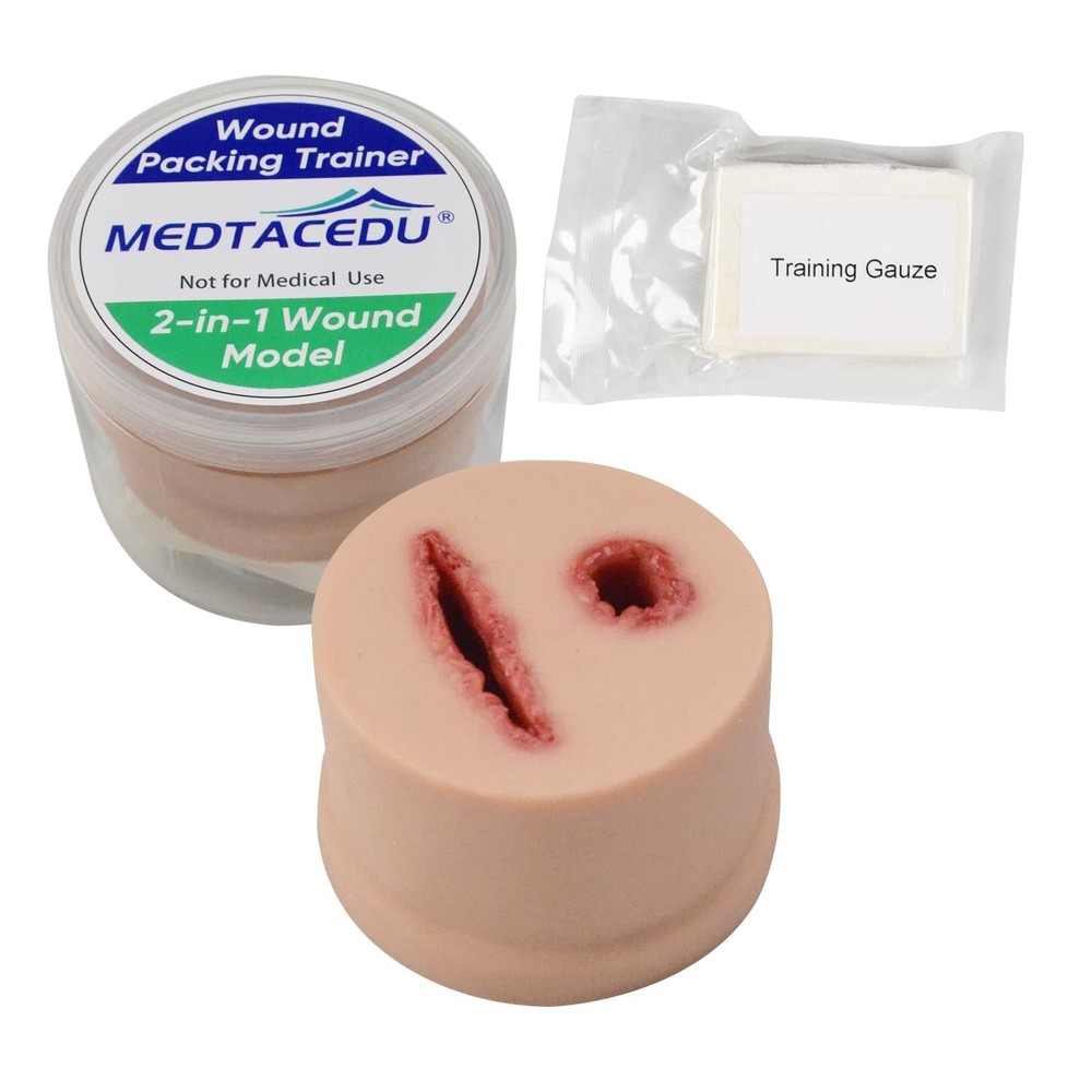 2-in-1 Wound Packing Task Trainer, Bleeding Control Kit Trainer, Stop the Ble...
