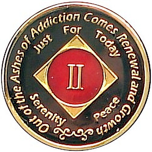 2 Year NA Anniversary Medallion - TRINABLK