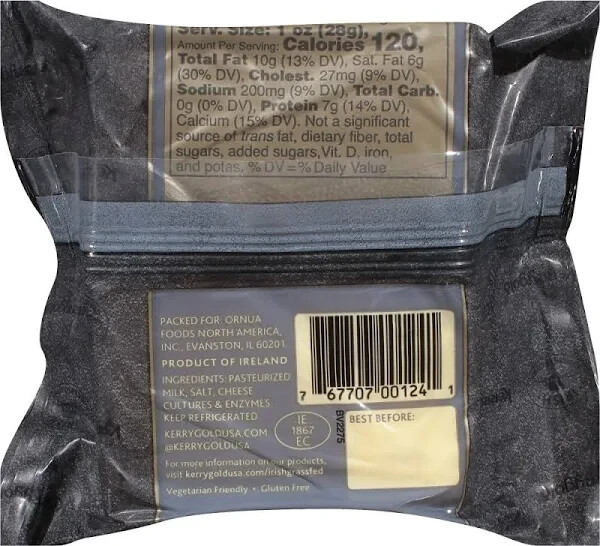 2 Kerrygold Grass-fed Aged Cheddar, 7oz x 2