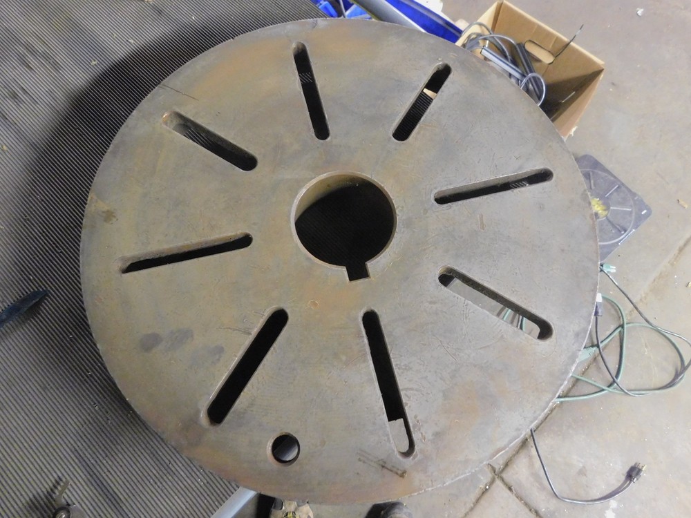 17" Face Plate Thread on Mount 6" Diameter  x 6 TPI Threads