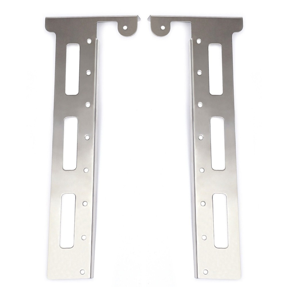 Wall Mount Microwave Oven Shelf Kitchen Item Storage Bracket W/12Hooks Stainless