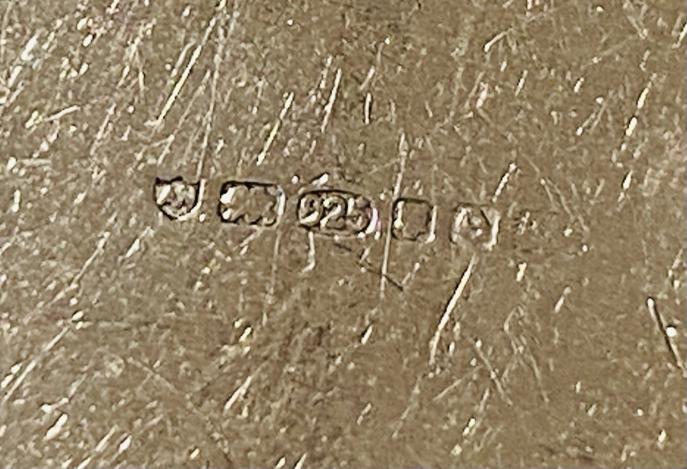 Antique Sterling Silver Book Pill Box