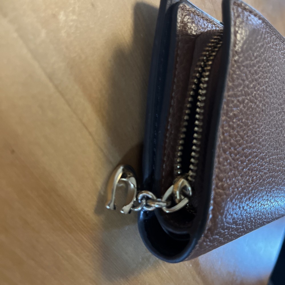 財布　coach ウォレット　ブラウン