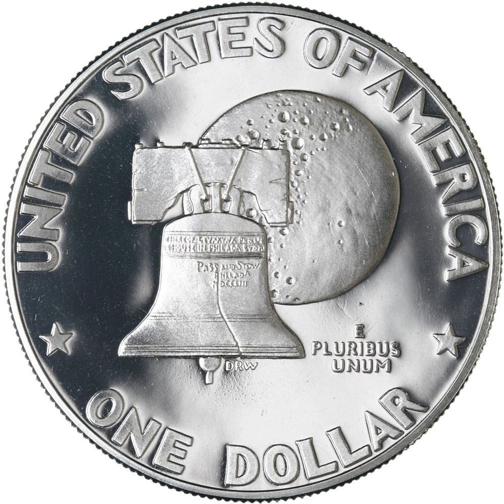 1976 S Eisenhower Dollar Gem DCam Proof CN-Clad Type 1
