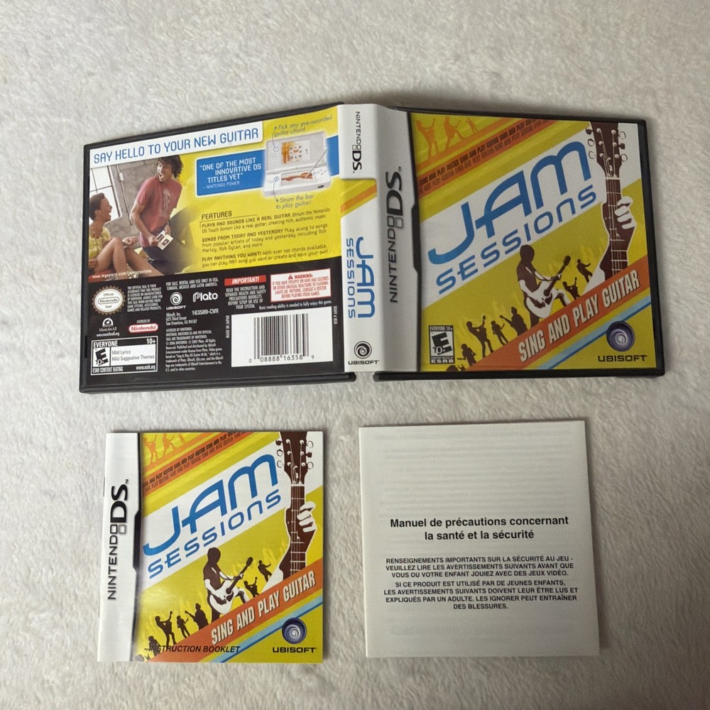 Jam Sessions Nintendo DS Case and Insert Only