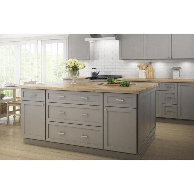 1" Refined Square Knob Polished Nickel