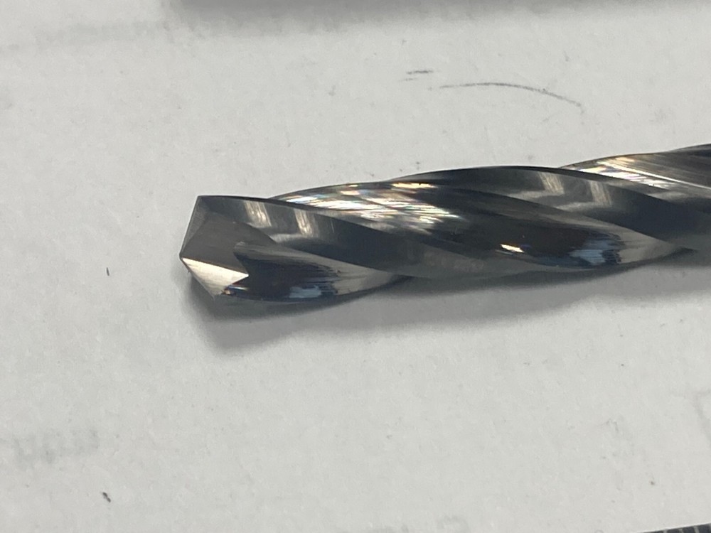 MA Ford 21023440, 15/64", Solid Carbide Screw Machine Drill, 3FL, 135°, Bright