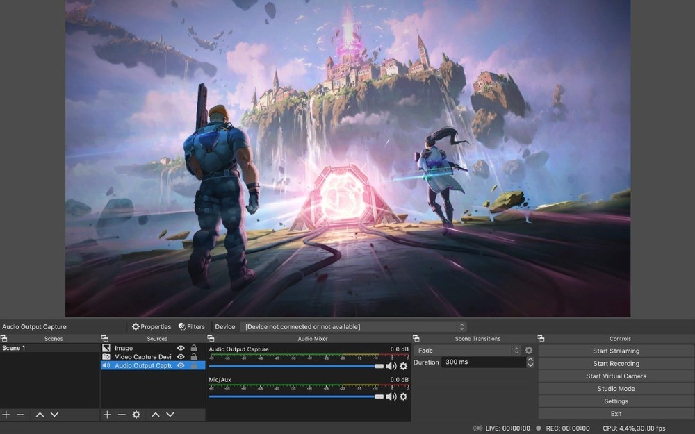 Latest Release OBS Studio Video Recording Editing Streaming App Windows on DVD
