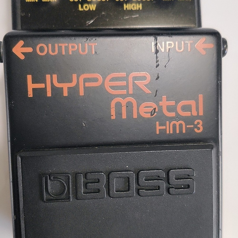 BOSS HM-3 Hyper Metal Distortion Guitar Effects Pedal MIT Tested