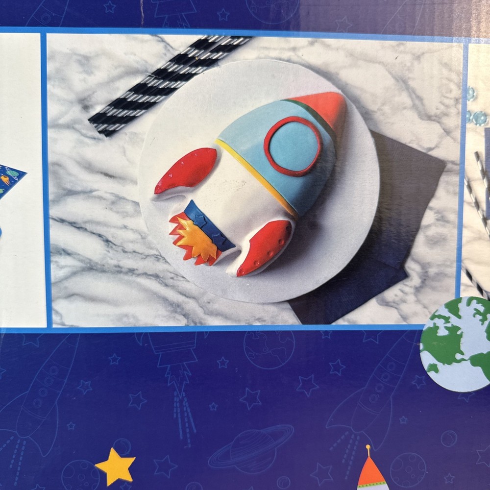 Handstand Kitchen Out This World Baking Set Space Rocket Planet Cutter