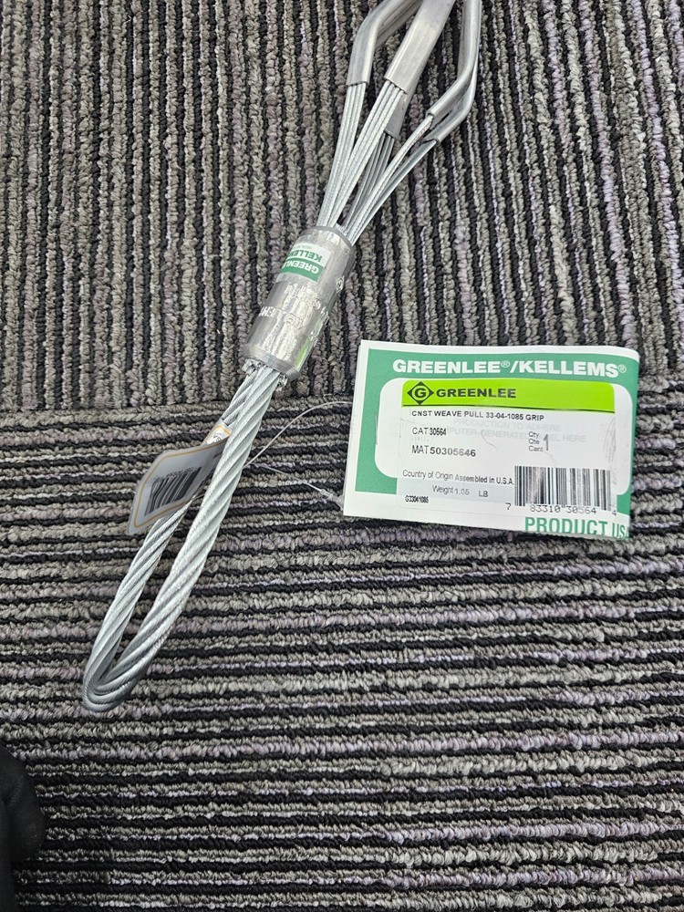 Greenlee 30564 Medium-Duty T-Basket-Type Pulling Grip 1" - 1.49" Galvanized