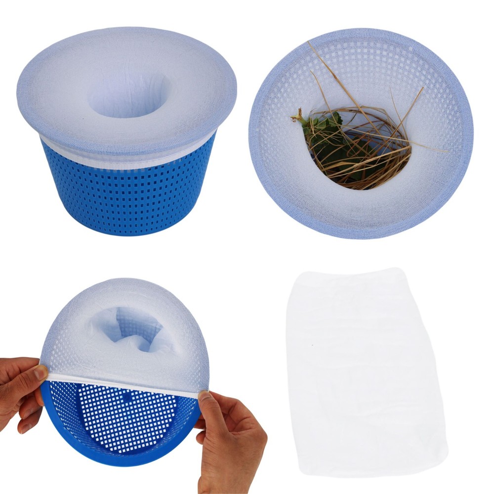 Pool Filter Socks for Skimmer Baskets 10 Pack Filter Saver