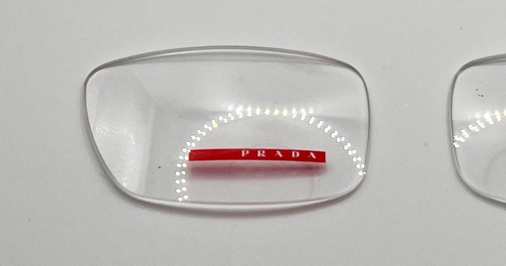 5283 - PRADA Vps 02c CLEAR BOTH LENSES AUTHENTIC