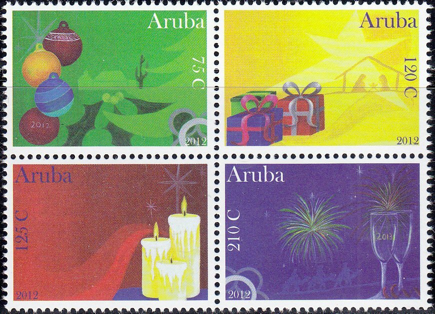 Aruba Issue 2012 (631-634) Christmas