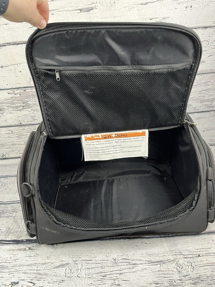 Harley Davidson Black Hard Shell Duffle Storage Bag