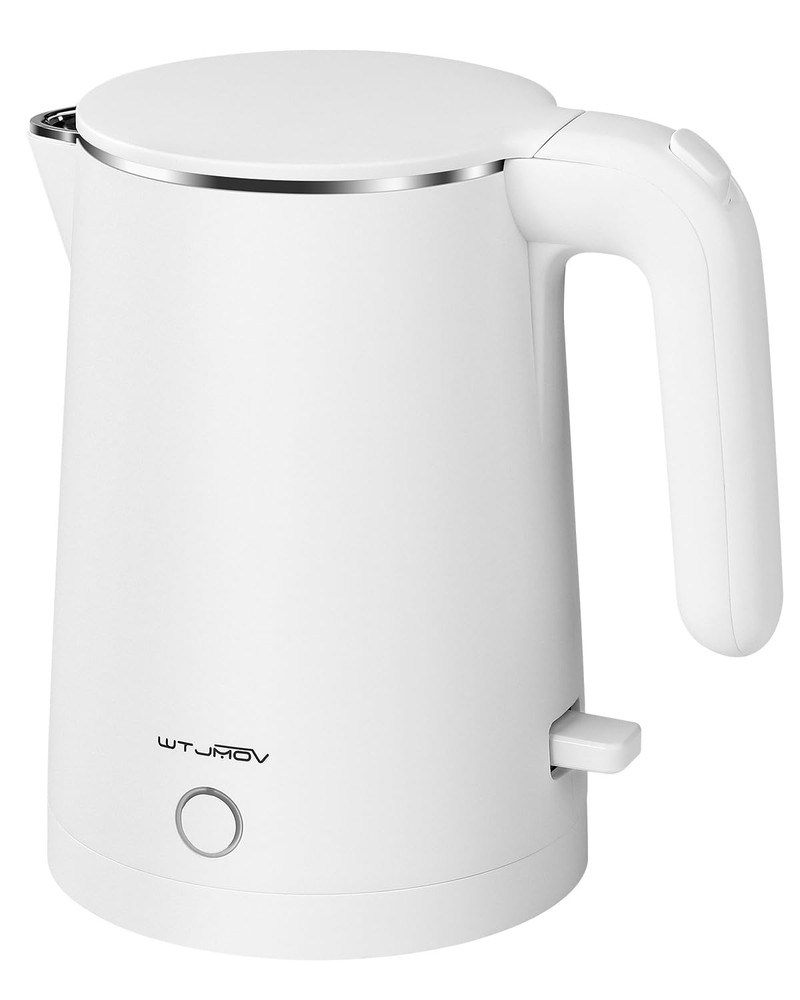 Electric Kettle Stainless Steel, 1.0L Small Water Boiler 1200W Fast Boiling, ...