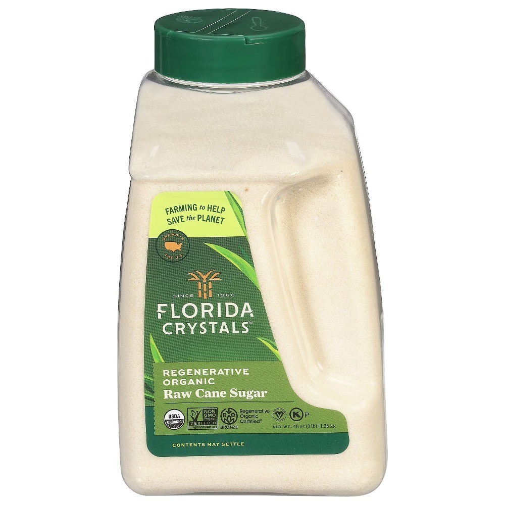 Regenerative Organic Cane Sugar, 48 oz Jug