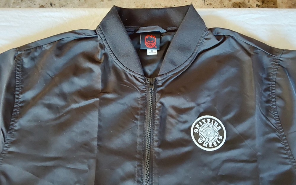 SPITFIRE WHEELS OG CIRCLE PATCH BOMBER JACKET - MEDIUM