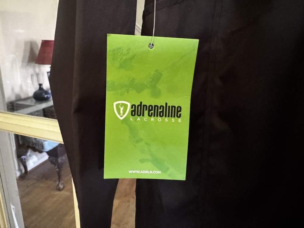 LACROSSE JACKET ADRENALINE DARTH CADER FULL ZIP PACKABLE WATERPROOF, Medium NWT!