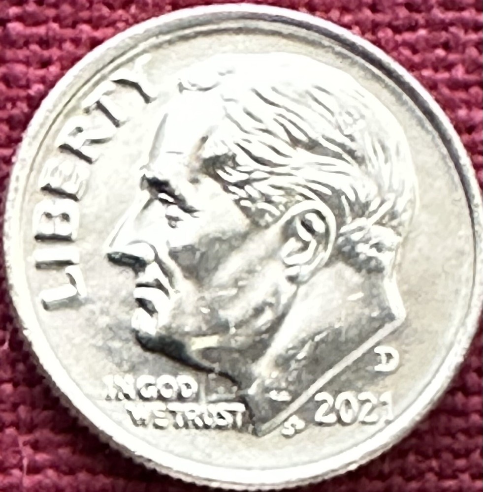 2021-D Roosevelt Dime BU From OBW