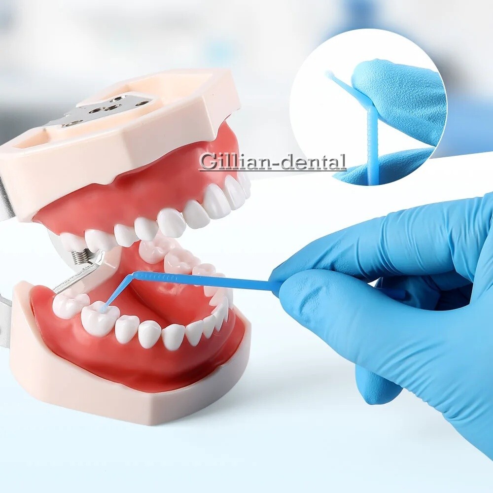 Dental Microbrush Disposable Micro Applicator Brush Bendable Soft Brush Tips