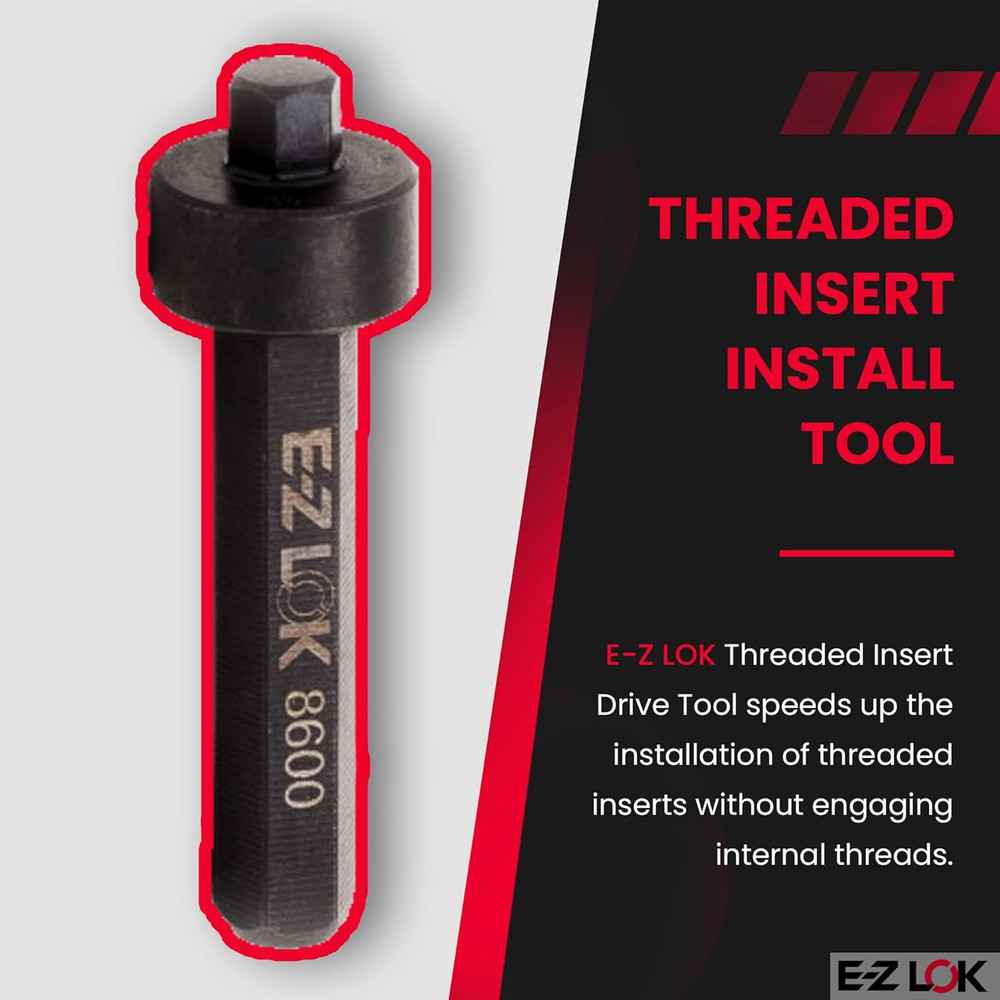 -8600 Thread Insert Drive Tool for Hex Drive Threaded Inserts Installation Drill
