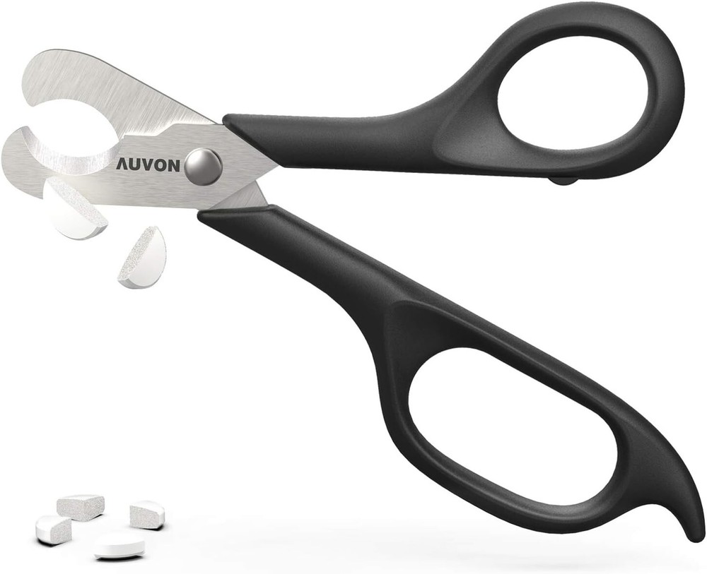 Scissors-Shaped Pill Cutter, Sharp Blade Pill Splitter For Easily Dividing Vit