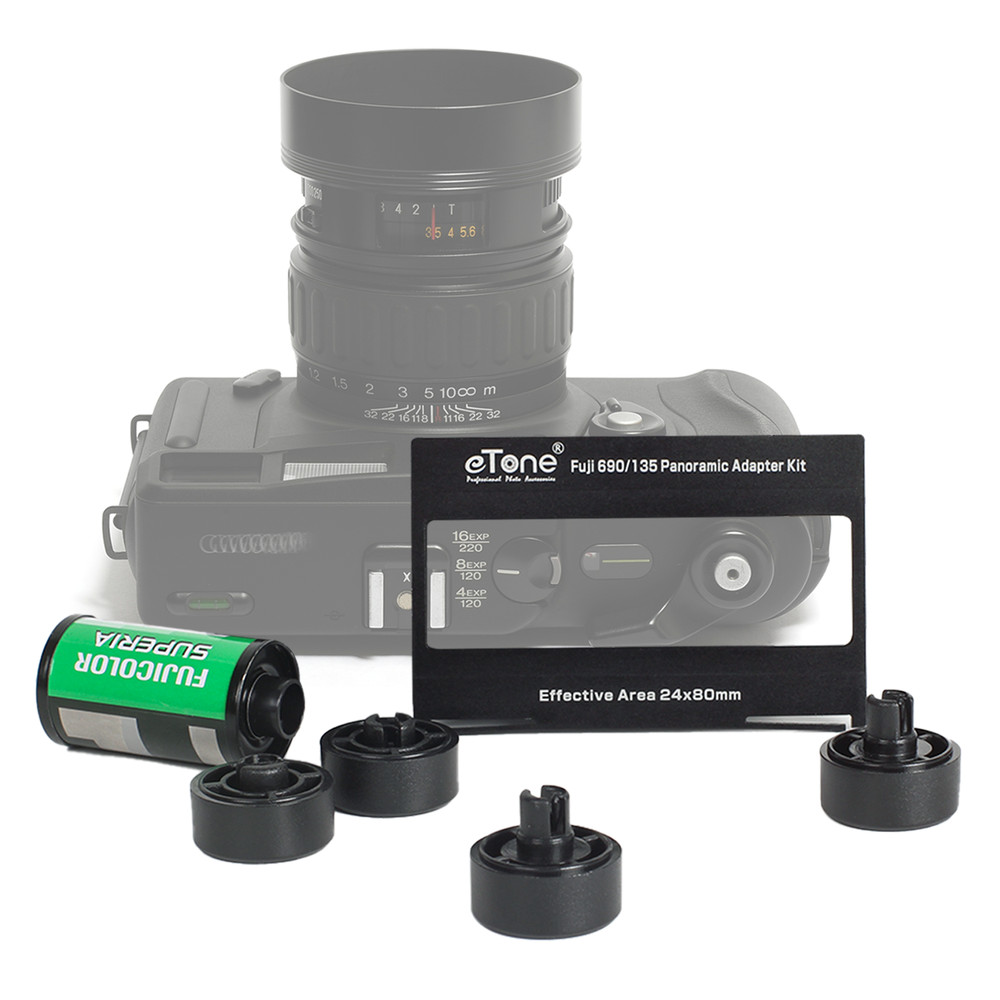 Conversion Adapter Kit For Fujifilm 690 6x9 Camera to 135 Medium Format Panorama